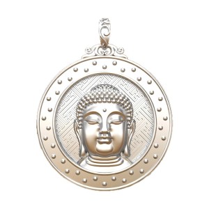 Tathagata Boeddha hanger - 925 Sterling Zilver